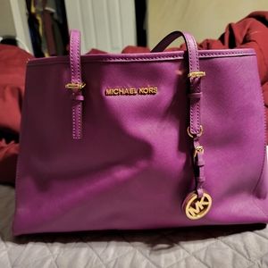 Michael Kors Large Tote Purple
